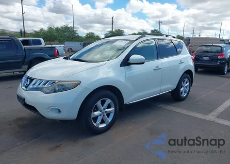 2009 Nissan Murano S/Sl z USA, uszkodzony, nr VIN JN8AZ18U39W009801